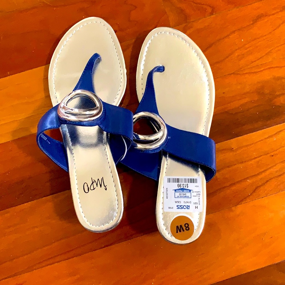 Blue fashion sandals